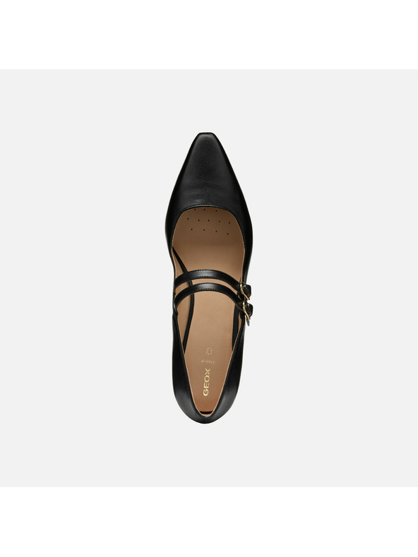 Geox Čierne dámske baleríny Geox Giselda15