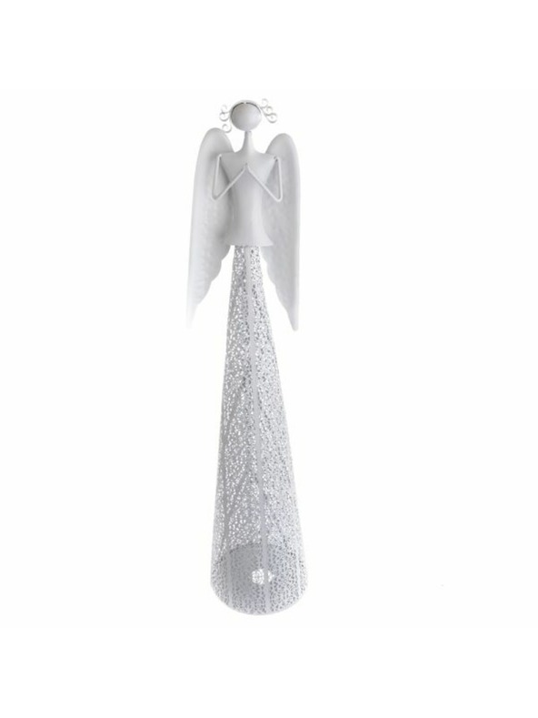 Casa de Engel Kovový svietnik - anjel, modliaci sa, 6/24