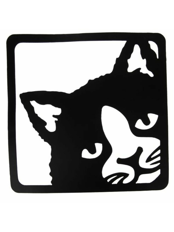 Casa de Engel Kovová dekorácia na stenu - mačka, 12/36