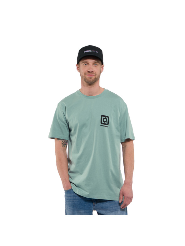 Horsefeathers Pánske tričko zelené HORSEFEATHERS