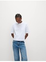 Marks & Spencer Tričko rovného strihu z čistej bavlny Marks & Spencer biela
