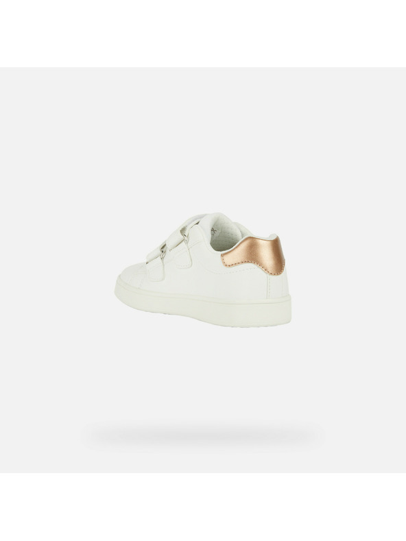 Geox Biele dievčenské tenisky Geox Eclyper