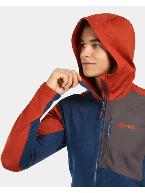 Kilpi Pánska fleecová mikina Kilpi SEVELEN-M Tmavmodrá