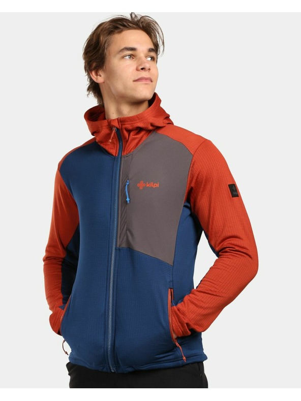 Kilpi Pánska fleecová mikina Kilpi SEVELEN-M Tmavmodrá