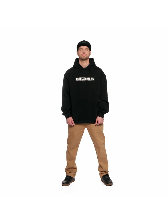 Horsefeathers Pánska mikina čierna HORSEFEATHERS