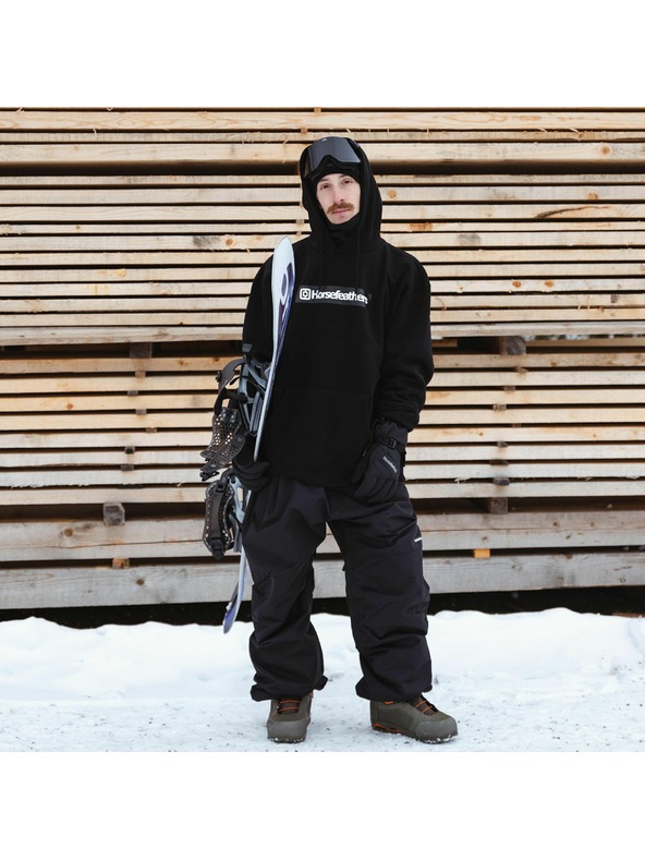 Horsefeathers Pánska mikina čierna HORSEFEATHERS