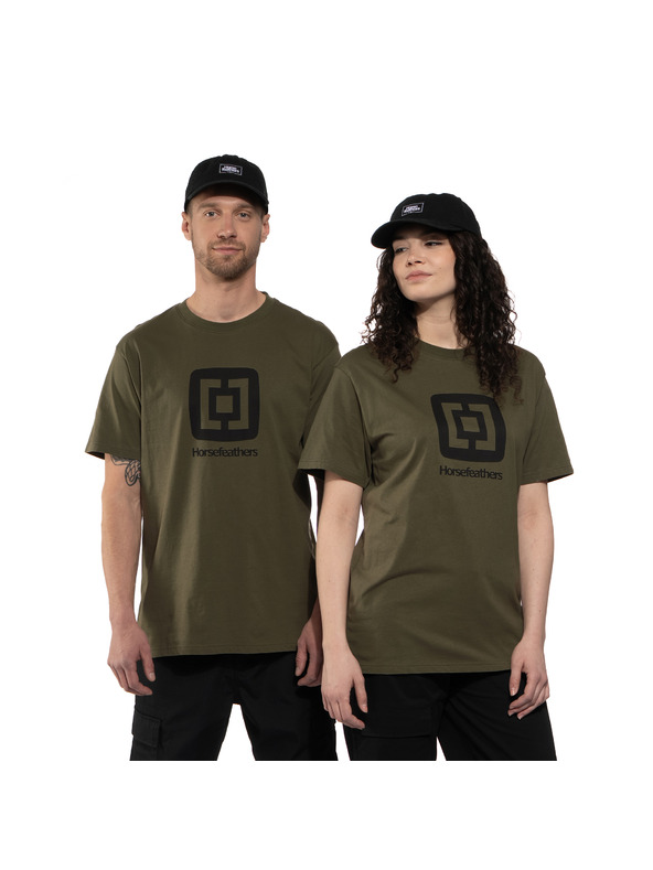 Horsefeathers Tričko Fair zelené HORSEFEATHERS