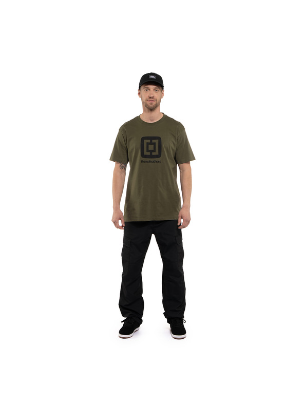 Horsefeathers Tričko Fair zelené HORSEFEATHERS