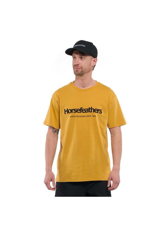 Horsefeathers Tričko Quarter žlté HORSEFEATHERS