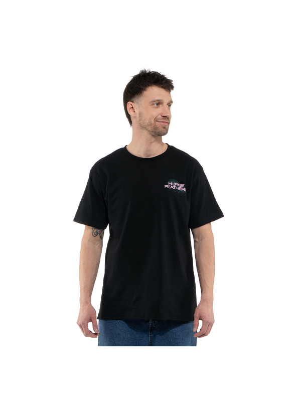 Horsefeathers Tričko Rizmo čierne HORSEFEATHERS