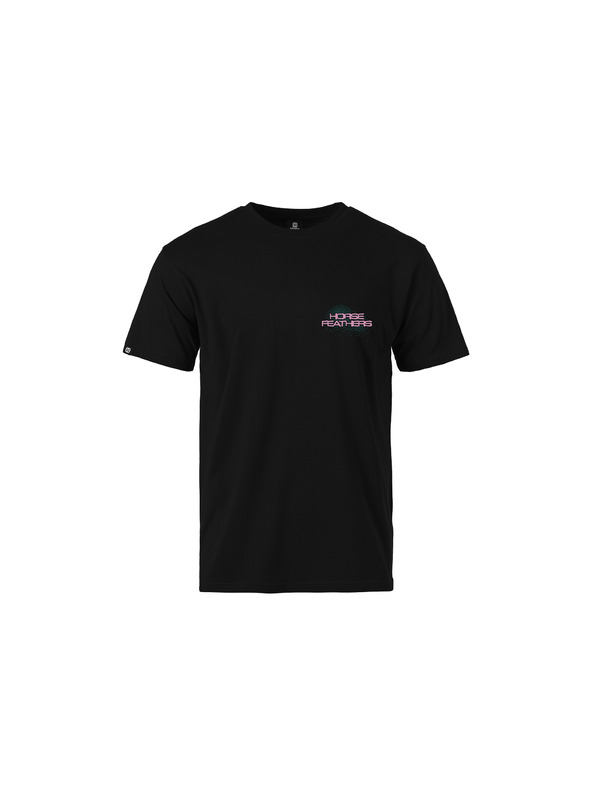 Horsefeathers Tričko Rizmo čierne HORSEFEATHERS