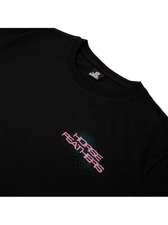 Horsefeathers Tričko Rizmo čierne HORSEFEATHERS