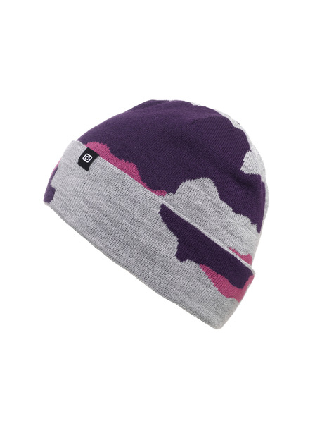 Horsefeathers Čiapka Anika - grape camo HORSEFEATHERS