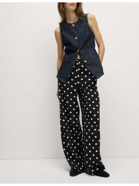 Marks & Spencer Nohavice so širokými nohavicami so zvieracím vzorom Marks & Spencer