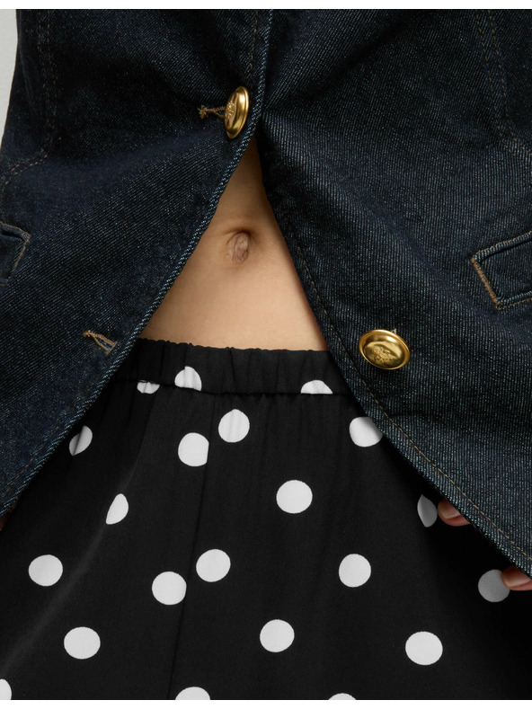 Marks & Spencer Nohavice so širokými nohavicami so zvieracím vzorom Marks & Spencer