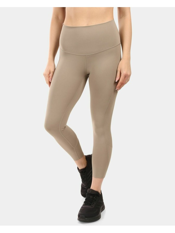 Kilpi Dámske fitness legíny Kilpi RIVIAN-W, s funkciou OPTI-DRY Khaki