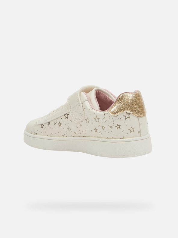 Geox Biele dievčenské tenisky Geox Eclyper