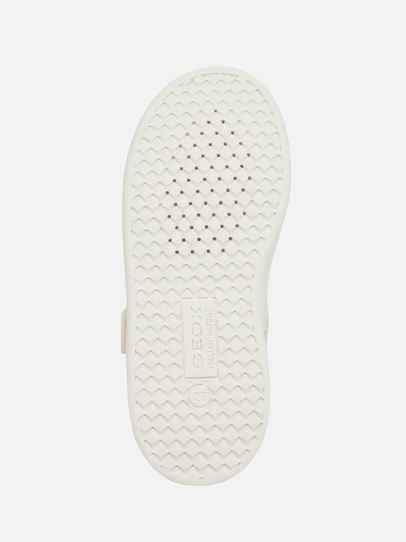 Geox Biele dievčenské tenisky Geox Eclyper