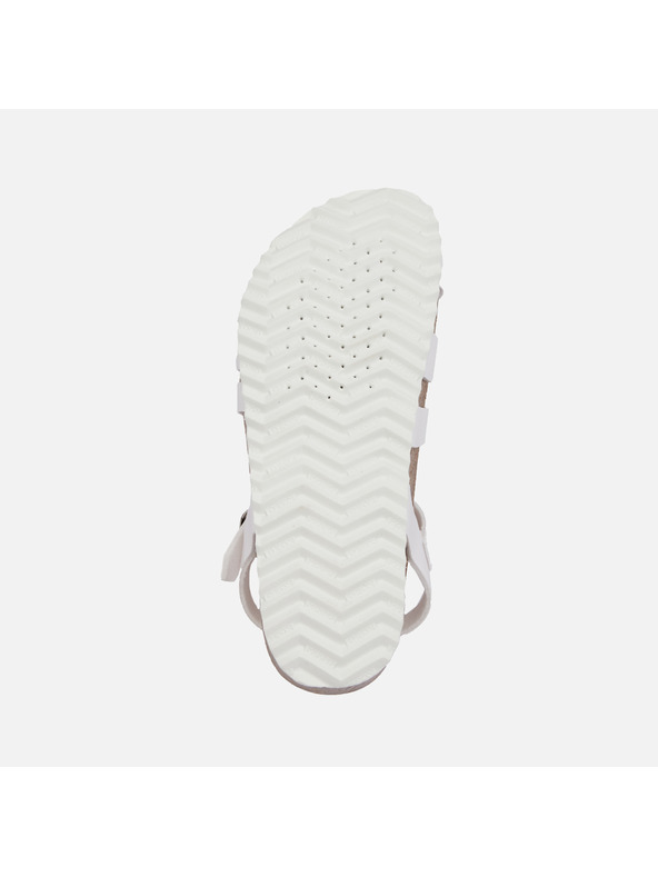 Geox Biele dievčenské sandále Geox Adriel