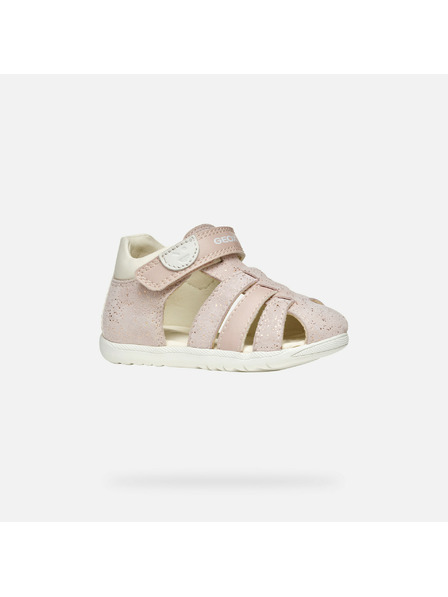 Geox Dievčenské prvé kroky Geox Macchia Pink