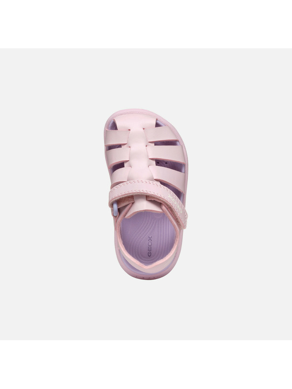 Geox Ružové dievčenské sandále Geox Fusbetto
