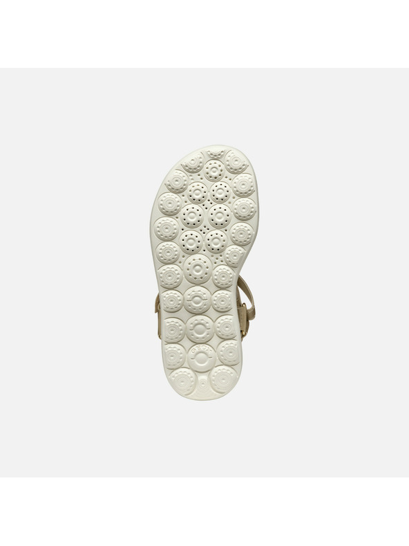 Geox Zlaté dievčenské sandále Geox Puffypop