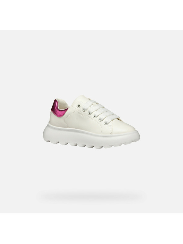 Geox Biele dievčenské tenisky Geox Puffypop