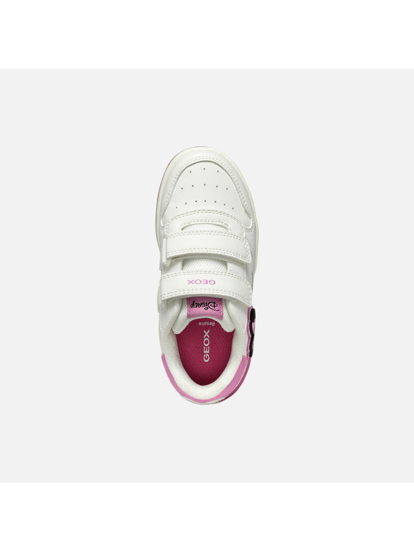 Geox Biele dievčenské tenisky Geox Washiba