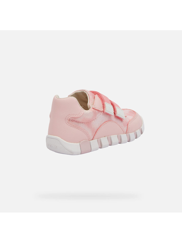 Geox Ružové dievčenské topánky First Step Geox Iupidoo