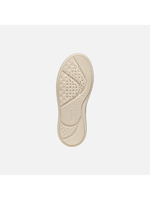 Geox Strieborné dievčenské tenisky Geox Laquinny