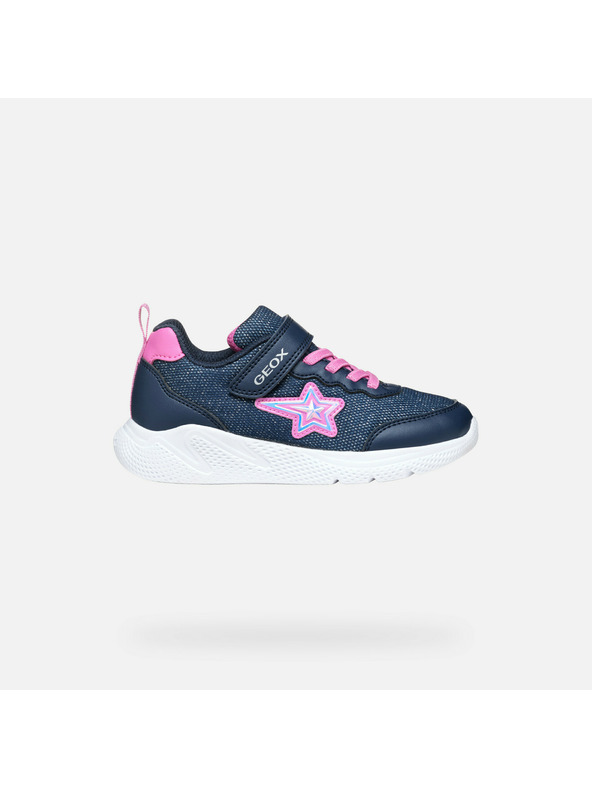 Geox Tmavomodré dievčenské tenisky Geox Sprintye