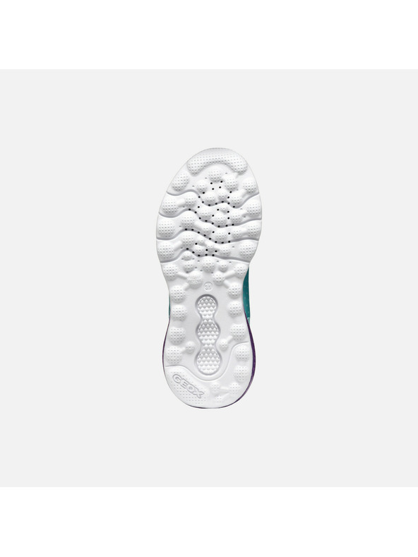 Geox Tyrkysové dievčenské tenisky Geox Activart Illuminus