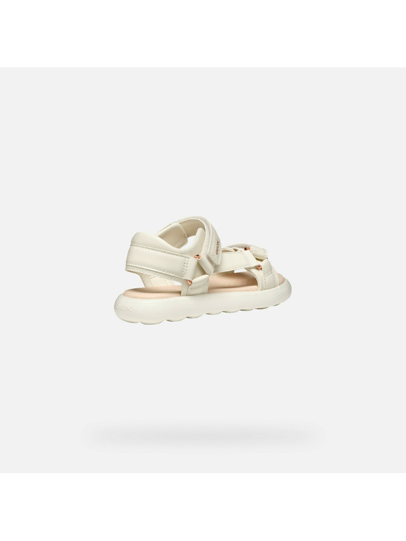 Geox Krémové dievčenské sandále Geox Puffypop