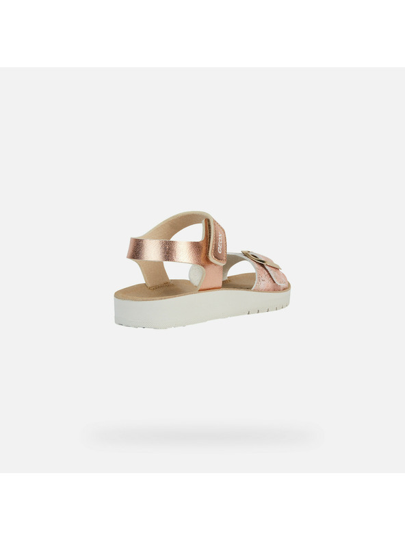 Geox Ružové dievčenské sandále Geox Costarei