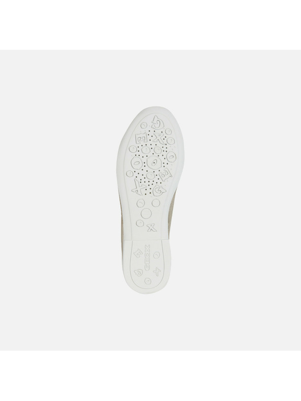 Geox Zlaté dievčenské balerínky Geox Plie