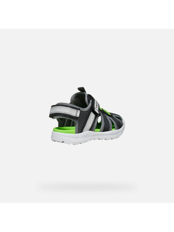 Geox Sivé chlapčenské sandále Geox Vaniett