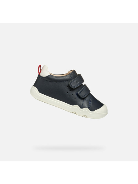 Geox Tmavomodré chlapčenské barefoot tenisky Geox Steppieup
