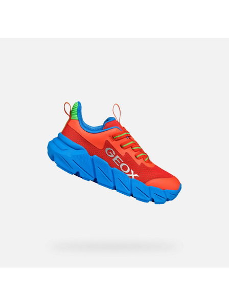 Geox Červené chlapčenské tenisky Geox Flexyper Fast