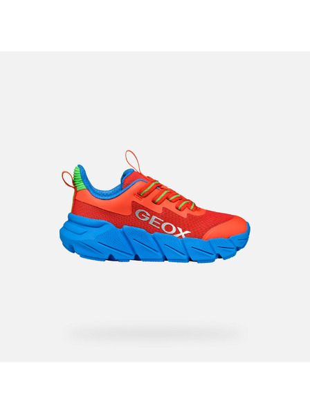 Geox Červené chlapčenské tenisky Geox Flexyper Fast
