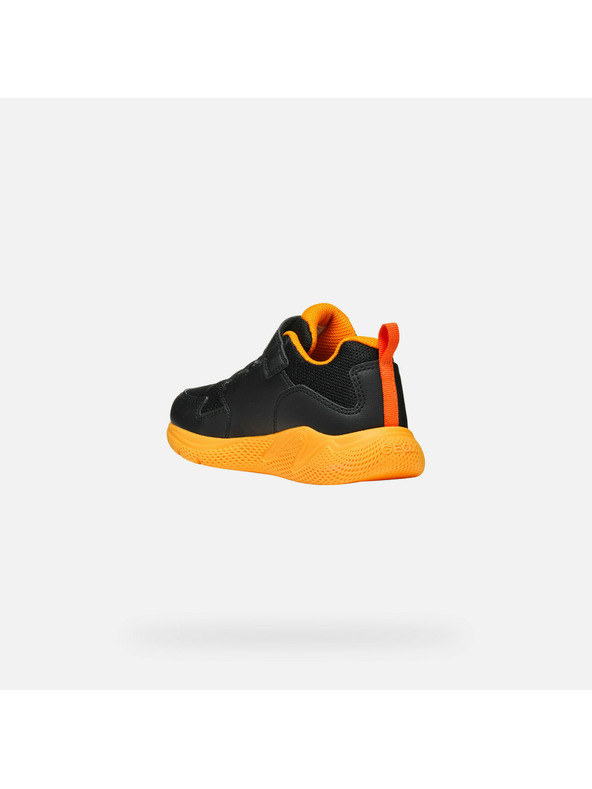 Geox Čierne chlapčenské tenisky Geox Sprintye