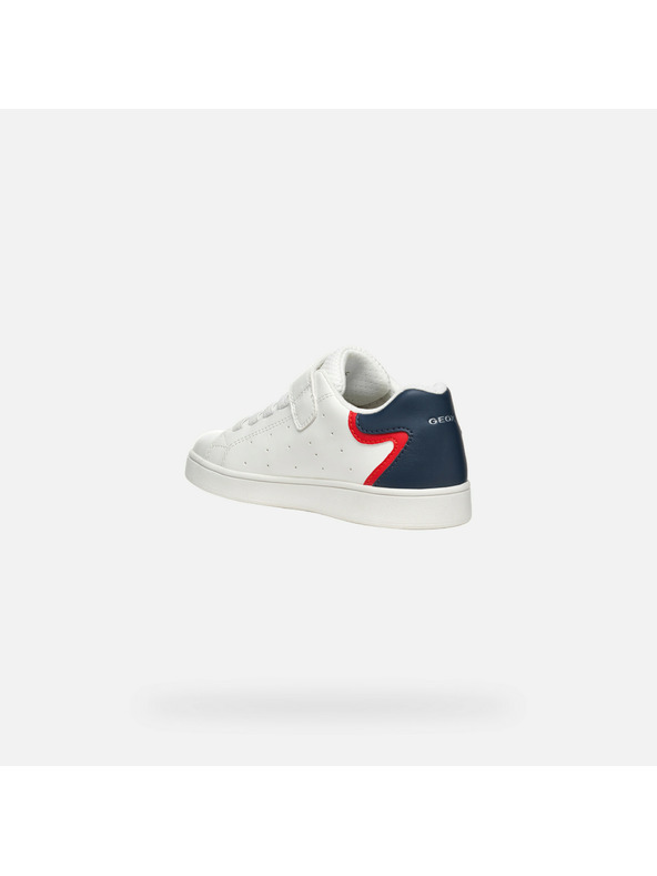 Geox Biele chlapčenské tenisky Geox Eclyper