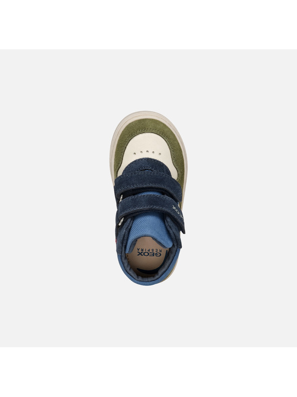 Geox Tmavozelené chlapčenské tenisky Geox Nashik