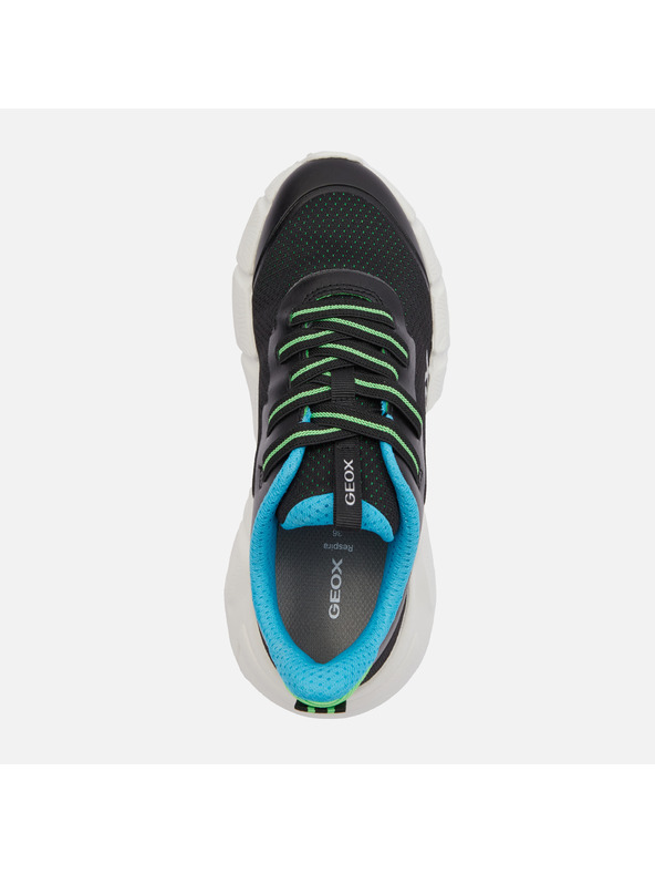 Geox Čierne chlapčenské tenisky Geox Fast