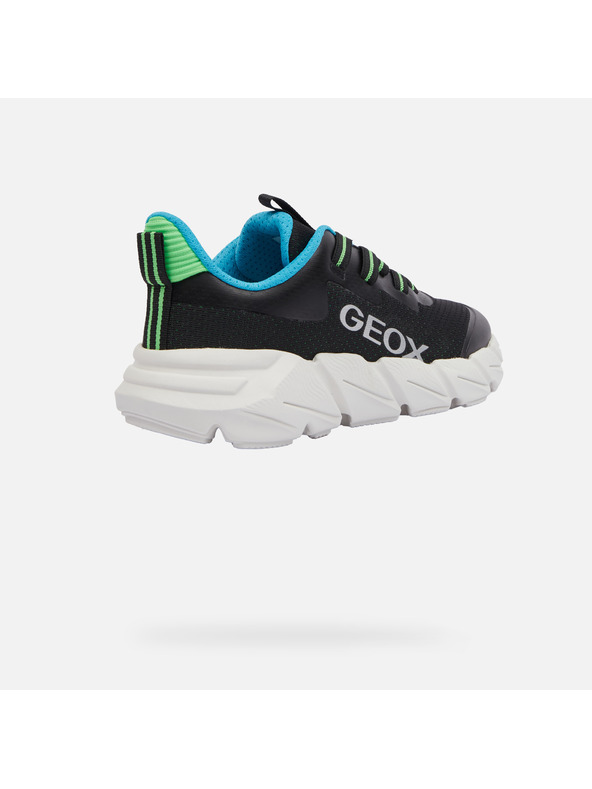 Geox Čierne chlapčenské tenisky Geox Fast
