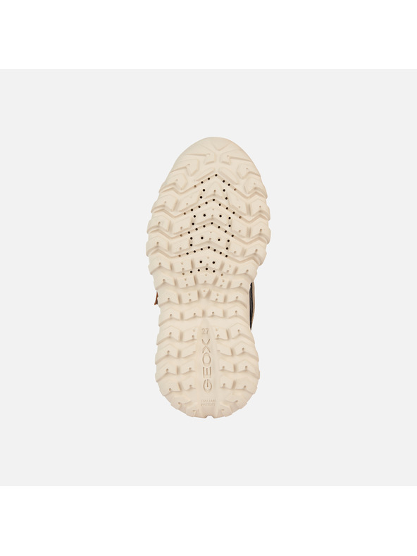 Geox Béžové chlapčenské tenisky Geox Sims B Abx