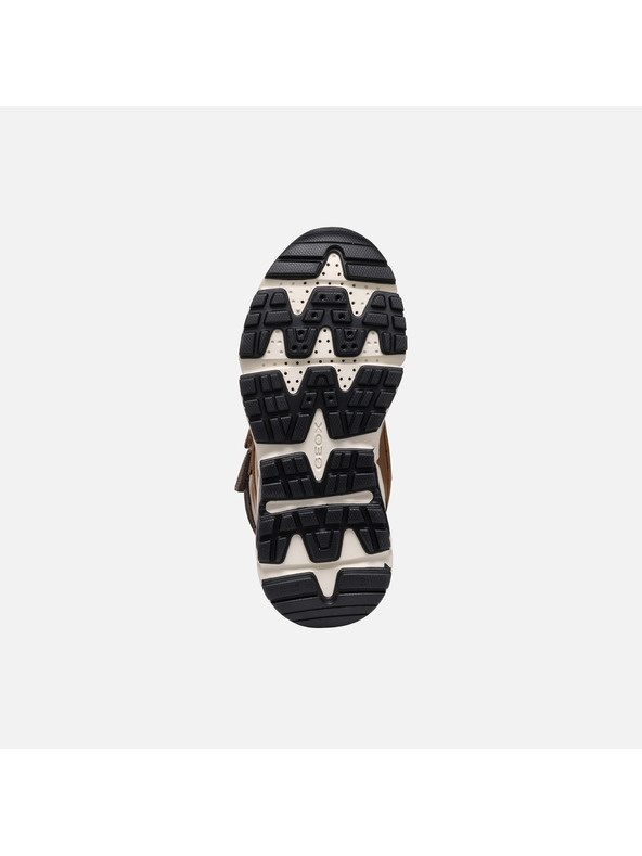 Geox Hnedé chlapčenské členkové topánky Geox Flexyper Plus