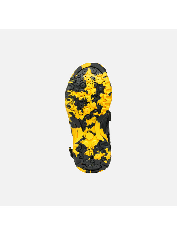 Geox Čierne chlapčenské sandále Geox Borealis