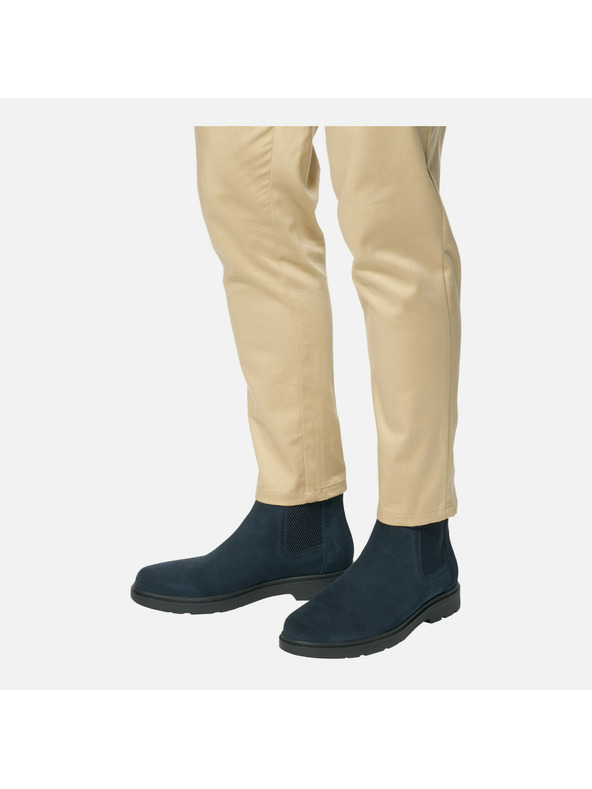 Geox Čierne pánske členkové topánky Geox Spherica EC1