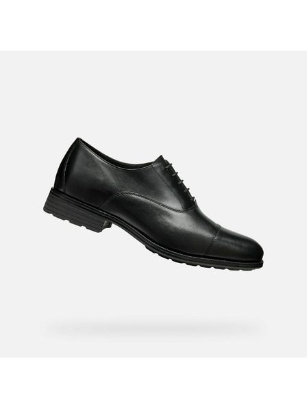 Geox Čierna pánska obuv Geox Walk Pleasure F