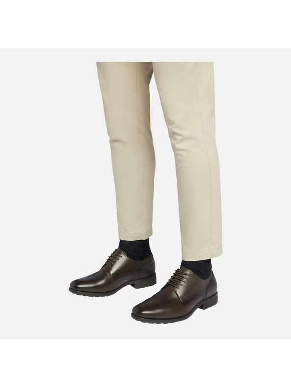 Geox Hnedá pánska obuv Geox Walk Pleasure F